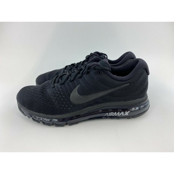 Nike Air Max 2017 Triple Black Men's Size 11-13 Sneakers Shoes - Picture 10 of 12